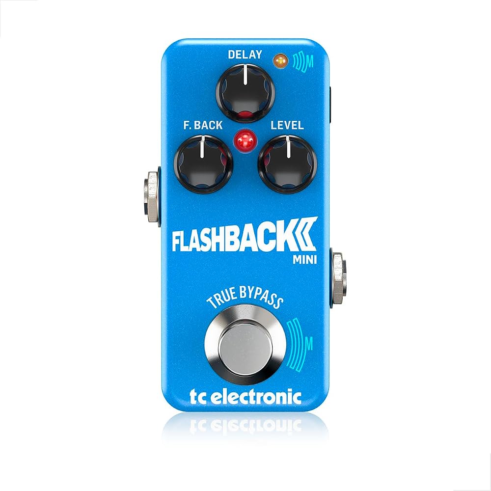 tc electronic Flashback 2 Mini Delay Pedal TonePrint Compatible Studio Grade MASH Footswitch True Bypass
