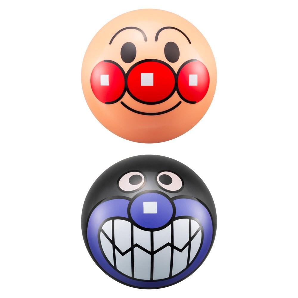 Agatsuma Anpanman Mini Face Ball Set 2 Pieces Anpanman and Baikinman
