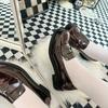 Original Girls college JK shoes 2025 Round Toe Glossy black uniform shoes Low Heels Women's Patten Leather Flats Cosplay Loafers