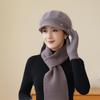Velvet Thickened Cold-proof Woolen Hat Cycling Ear Protection Knitted Autumn and Winter Warm New Hat Women's Winter Style Cotton Hat