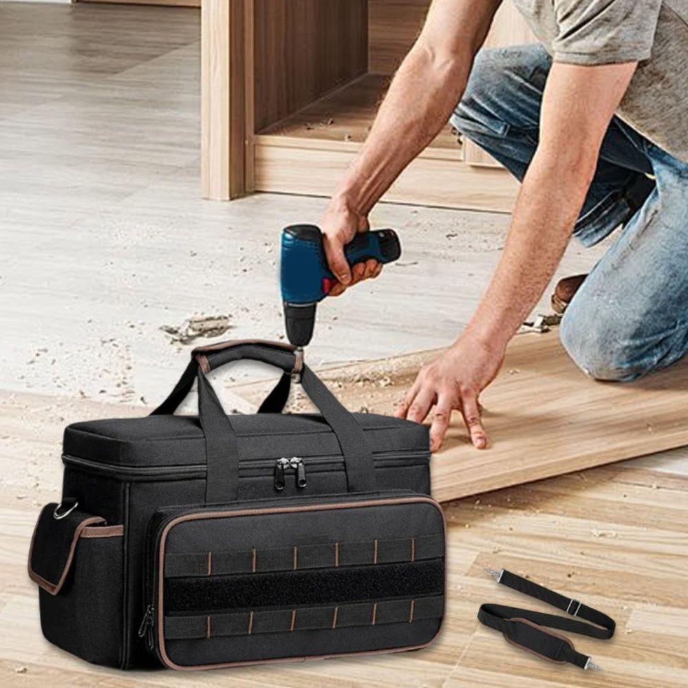 Waterproof Tool Organizers Bag Large Capacity Construction Tool Bag Tool Bag  Contractor Grade