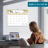 2026 Wall Calendar, 2026-2027 Calendar Runs from January until June 2027, 14.5" x 11.5", Monthly Hanging Calendar with Twin-Wire Binding, Hanging