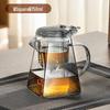 High Temperature Resistant Glass Teapot Set with Teacup and Tea Strainer