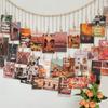 Home Decoration Photo Wall Wooden Beads Hemp Rope Clip Wall Hanging Living Room Background Decor Wall Photo Storage Display Clip