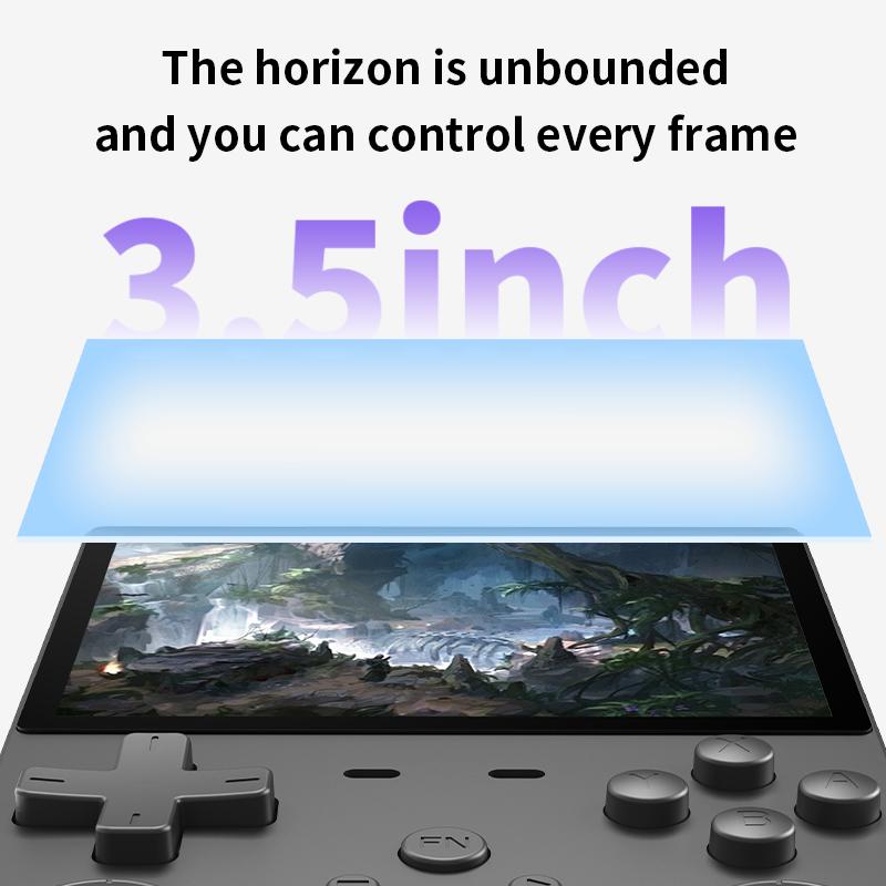 Open Source L35 Handheld Video Game System 3.5 Inch IPS Screen Portable Pocket Video Player 64GB Games