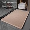 Icke-halkig, snabbtorkande, absorberande badrumsmatta i linne