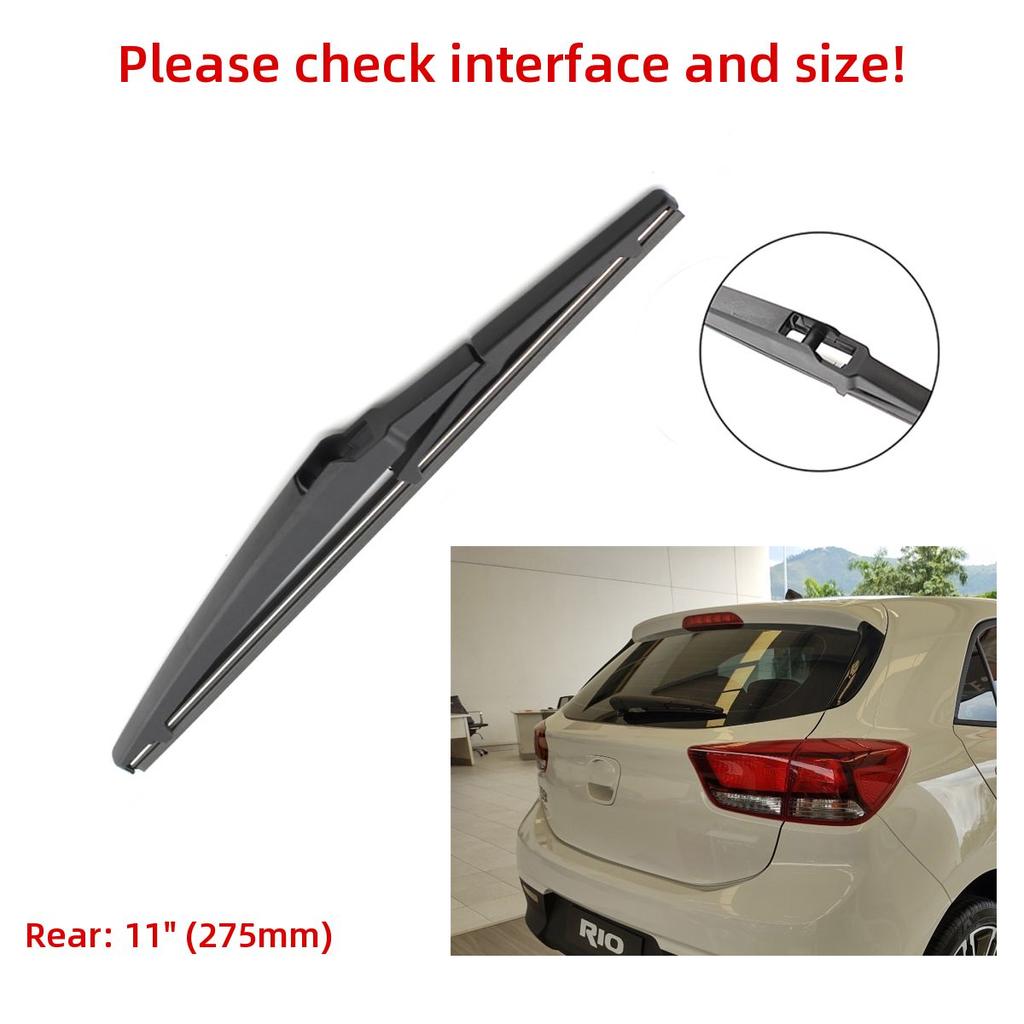 3ks stírací lišty pro KIA Rio MK4 2017-2022 26" 16" 11" Fit Přední sklo Čelní sklo Kartáče na okna Příslušenství k frézám 2018 2019 2020 2021 2022