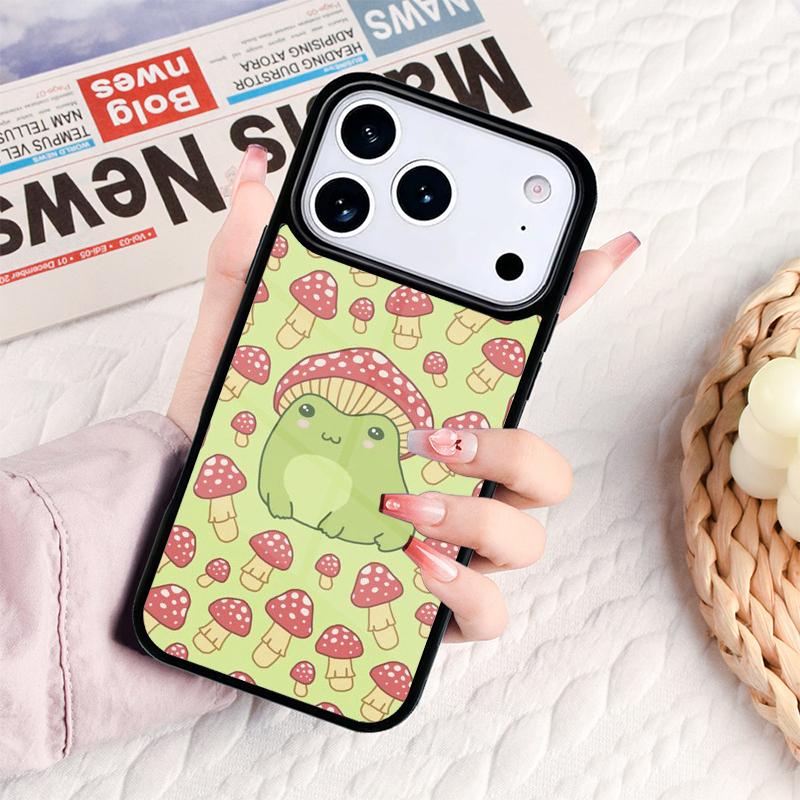 mushroom frog Phone Case For IPhone 17 16e 15 14 13 12 11 Pro Max Air Mini Soft Protective Cover