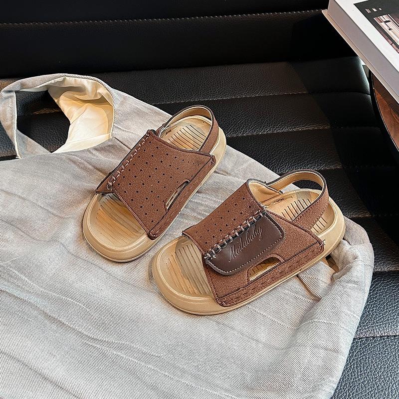 Kids Casual Soft Bottom Roman Sandals For Boys And Girls