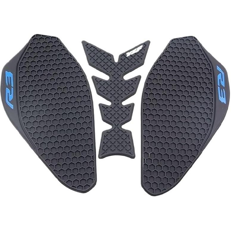 Motorcycle Tank Protection Sticker For YA&MAHA YZF-R3 YZF R3 YZFR3 2019-2023 Motorcycle Side Fuel Tank Pad Protector Sticker Decal Knee Grip Tank