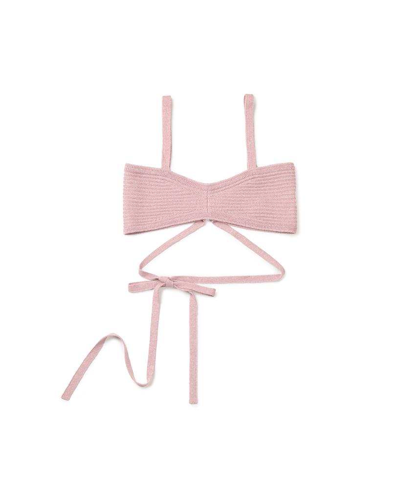 INSTANTFUNK Knit Bustier - Pink