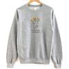 Autumn/Winter 2026 Unisex Floral Print Casual Round Neck Sweatshirt