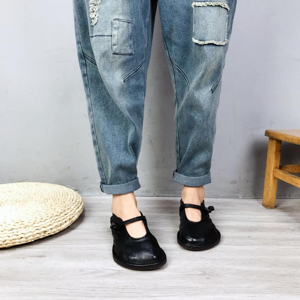 Flats Damesschoenen Ronde Neus Casual Ondiep Zacht Handgemaakt Concise Damesschoenen