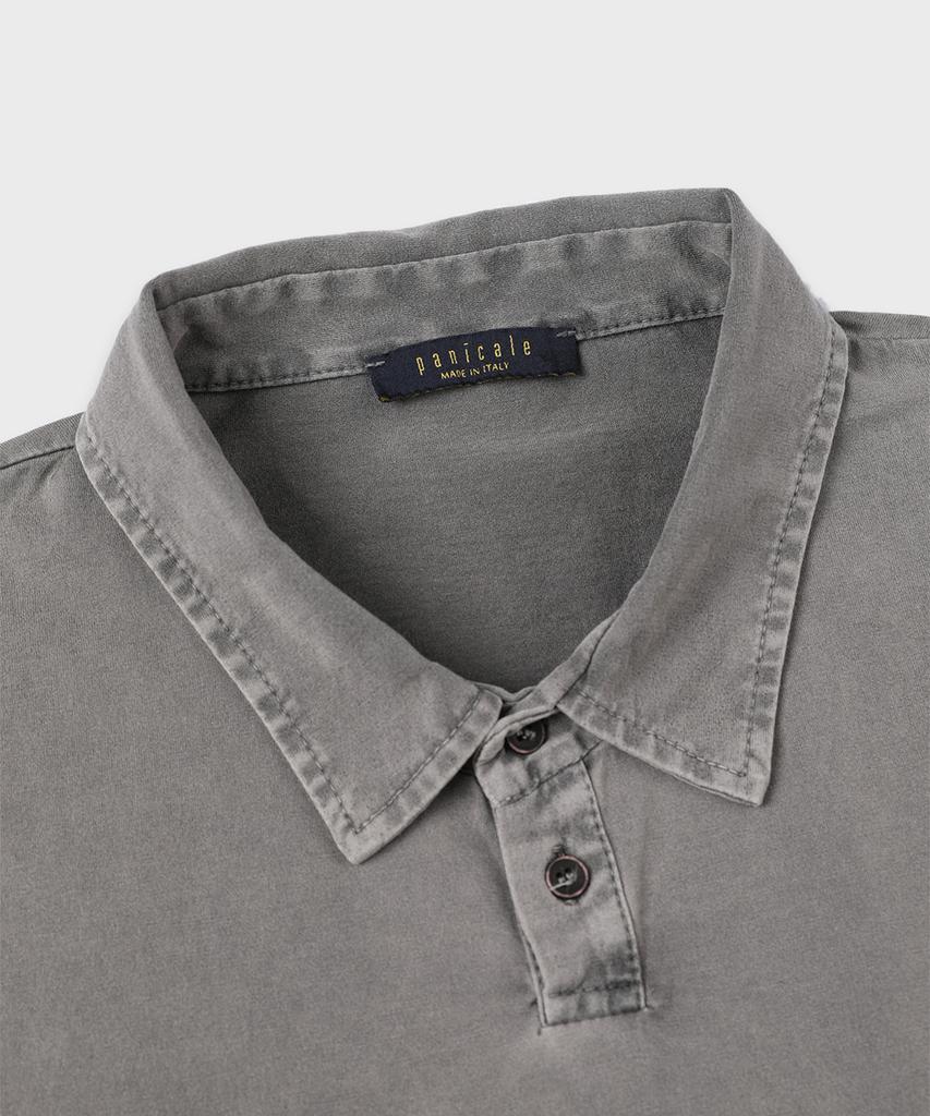 PANICALE Washed Cotton Polo Shirt 2 Colors