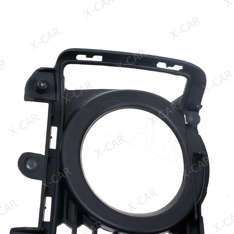 2PCS For BMW 3 Series F30 F31 2011 2012 2013 2014 2015 Front Bumper Fog Light Lamp Grille Honeycomb Cover Frame 51118054156