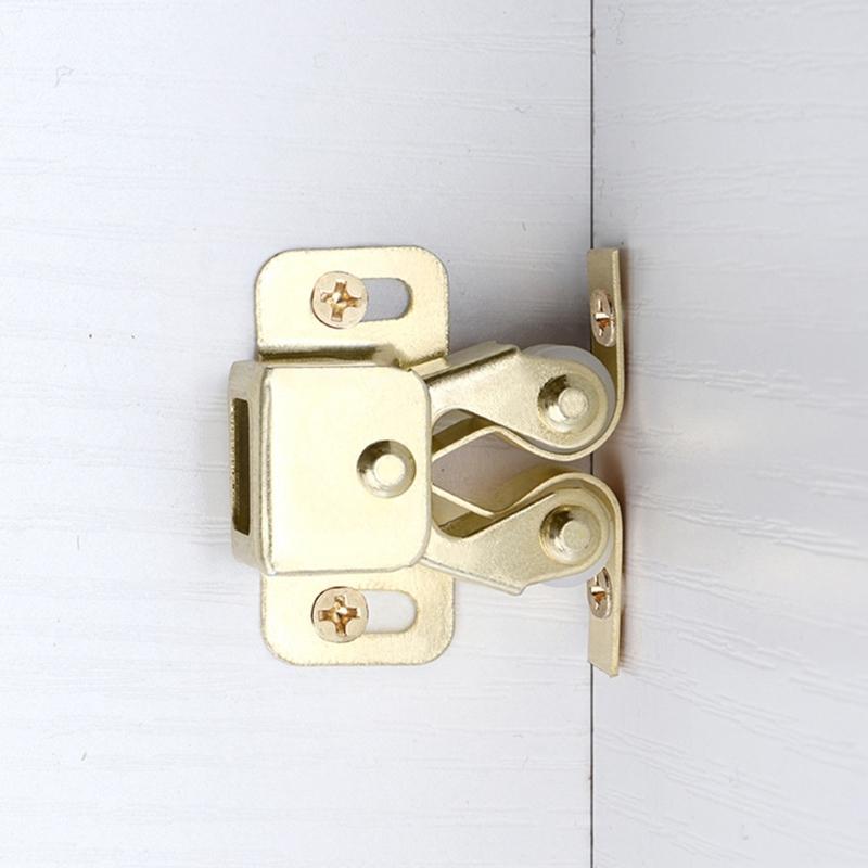 15set Double Roller Cabinet Lock Latches Furniture Catches Cupboard Door Double Roller Catches Furniture Hardware