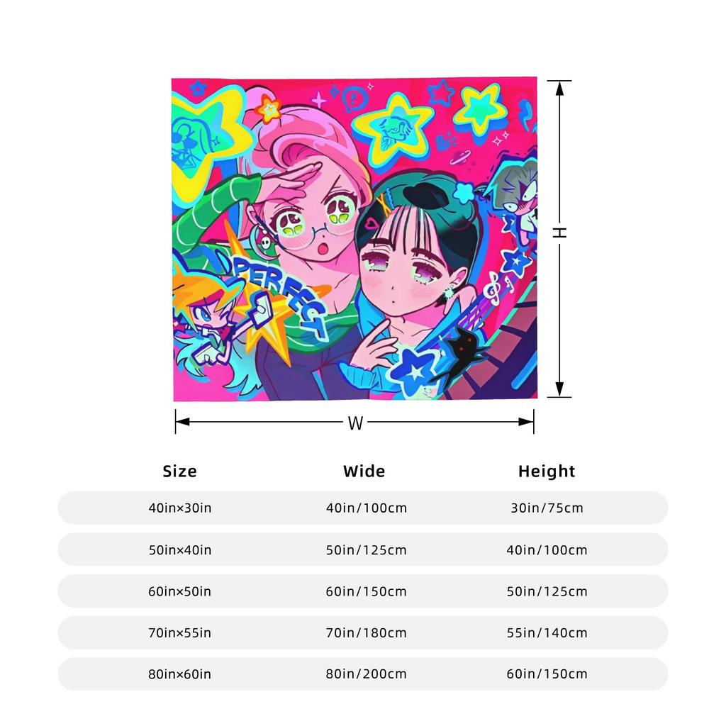 Alien Stage Anime Wool Blanket Mizi Sua Till Ivan Creative Throw Blankets For Bed Sofa Couch 125*100Cm Quilt