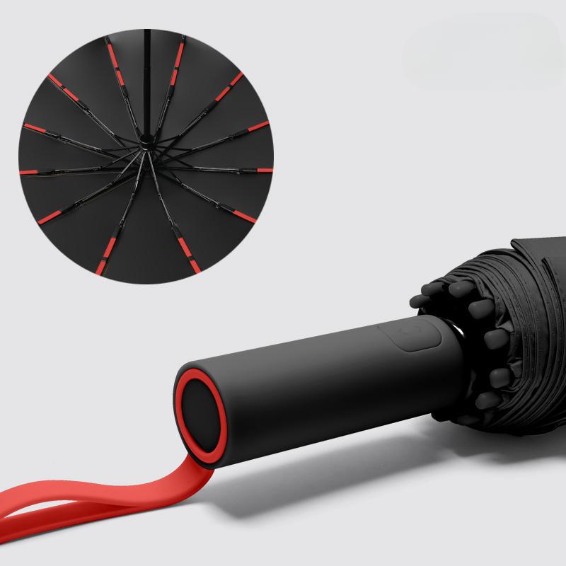 

Контрастный дизайн ручки для зонтов, устойчивый к ультрафиолетовому излучению, зонт от солнца и дождя, зонт двойного назначения, как мужской, так и женский