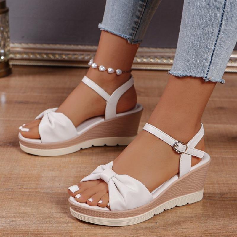 Sandály na klínku Dámské Silná podrážka Jednopáskové Velké velikosti Boty na silné podrážce