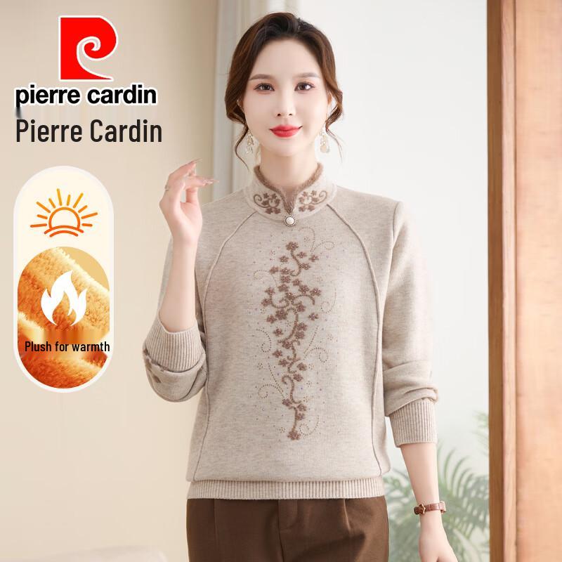 Pierre Cardin New Chinese Style Women's Winter Knit Sweater