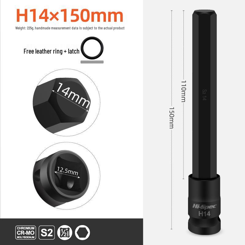 Hexagonal S2 Electric Impact Wrench Screwdriver Bit