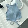 Women's Top Korean Vest Sleeveless Slim Sexy Including Chest Pad Female Camisole