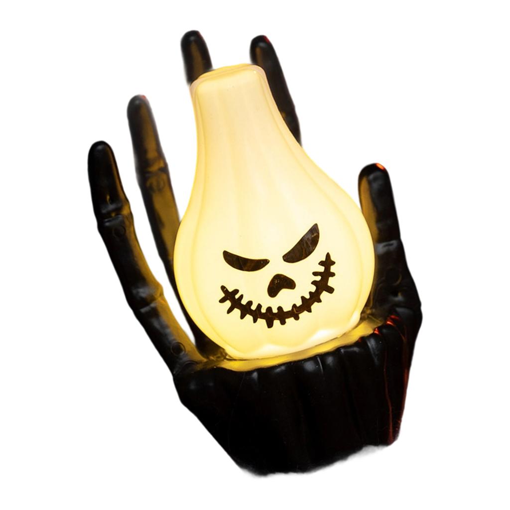 Durable Halloween Ghost Hand Light Decoration With LED Illumination Safe PVC Material For Home Party
