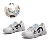 Leder-Rennschuhe Frühjahr neue Plateau-Sportschuhe Trainingsschuhe lässig vielseitig Forrest Gump Schuhe Damen kontrastierende Farbe Damenschuhe