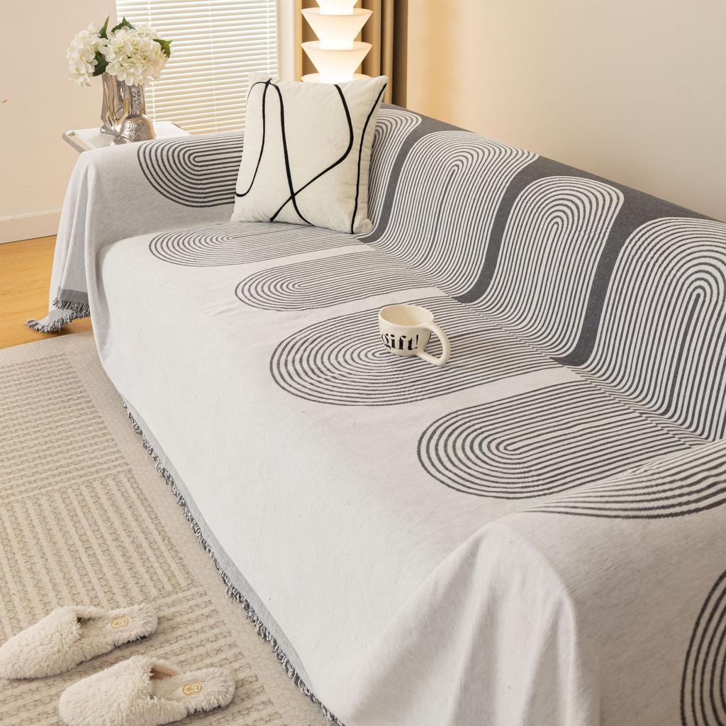 Sofa Cover Cloth for All Seasons, Anti-cat Scratching Sofa Towel, Nordic Full Cover, Universal All-inclusive Sofa Blanket Cover Ins