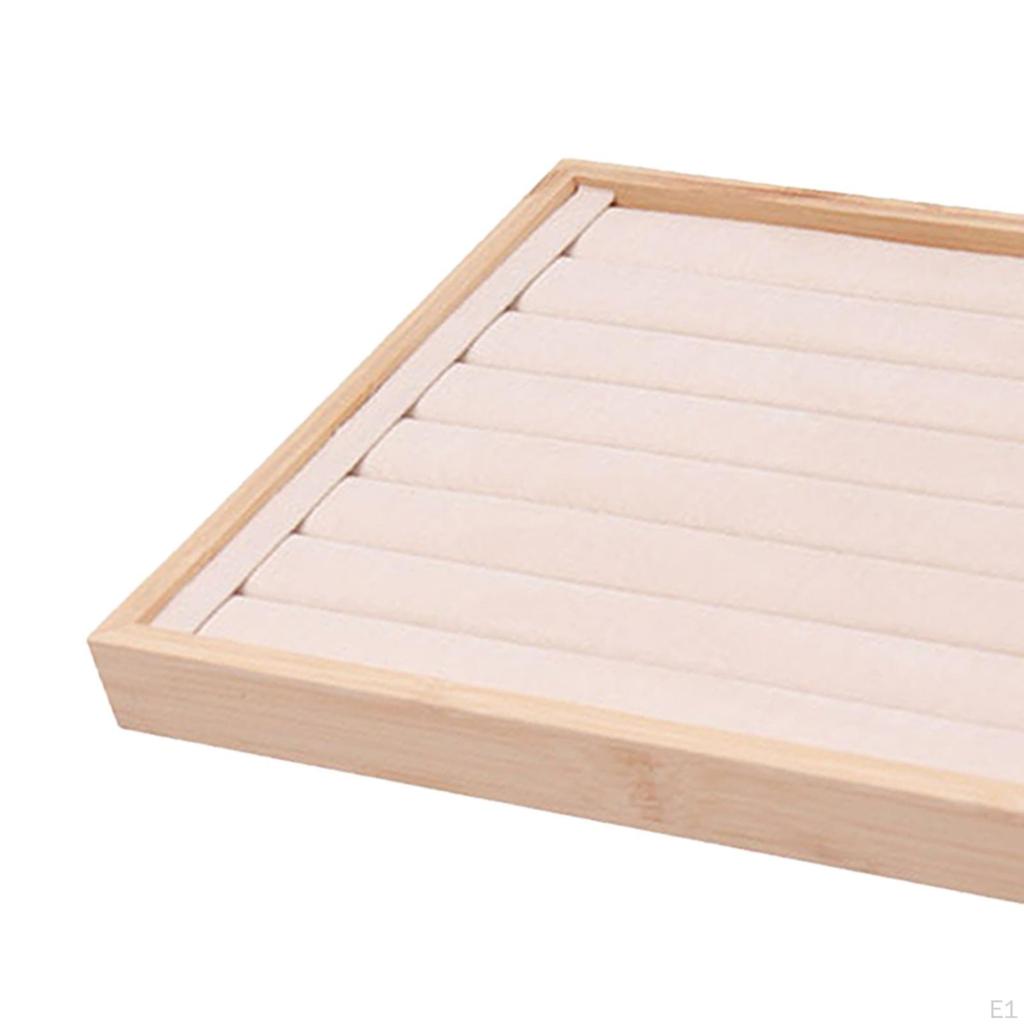 Jewelry Display Tray Organizer Large Props Showcase Rings Earrings for Live