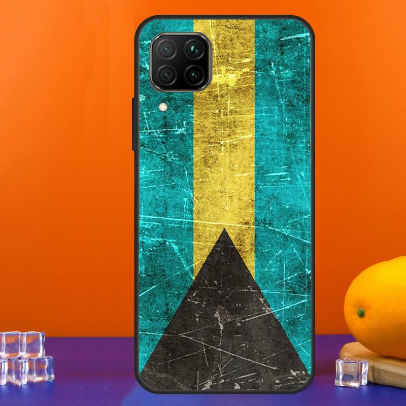 Bahamas Flag For Huawei Nova Y90 Y91 Y60 Y70 Y72 Y61 9 10 SE 12i 12s 11i 5T P60 Pro P20 P30 P40 Lite Case