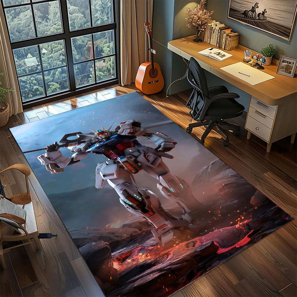 Gundam Exia Carpet for Living Room Bedroom Home Decor Cool Movie Mat Play Floor Mat