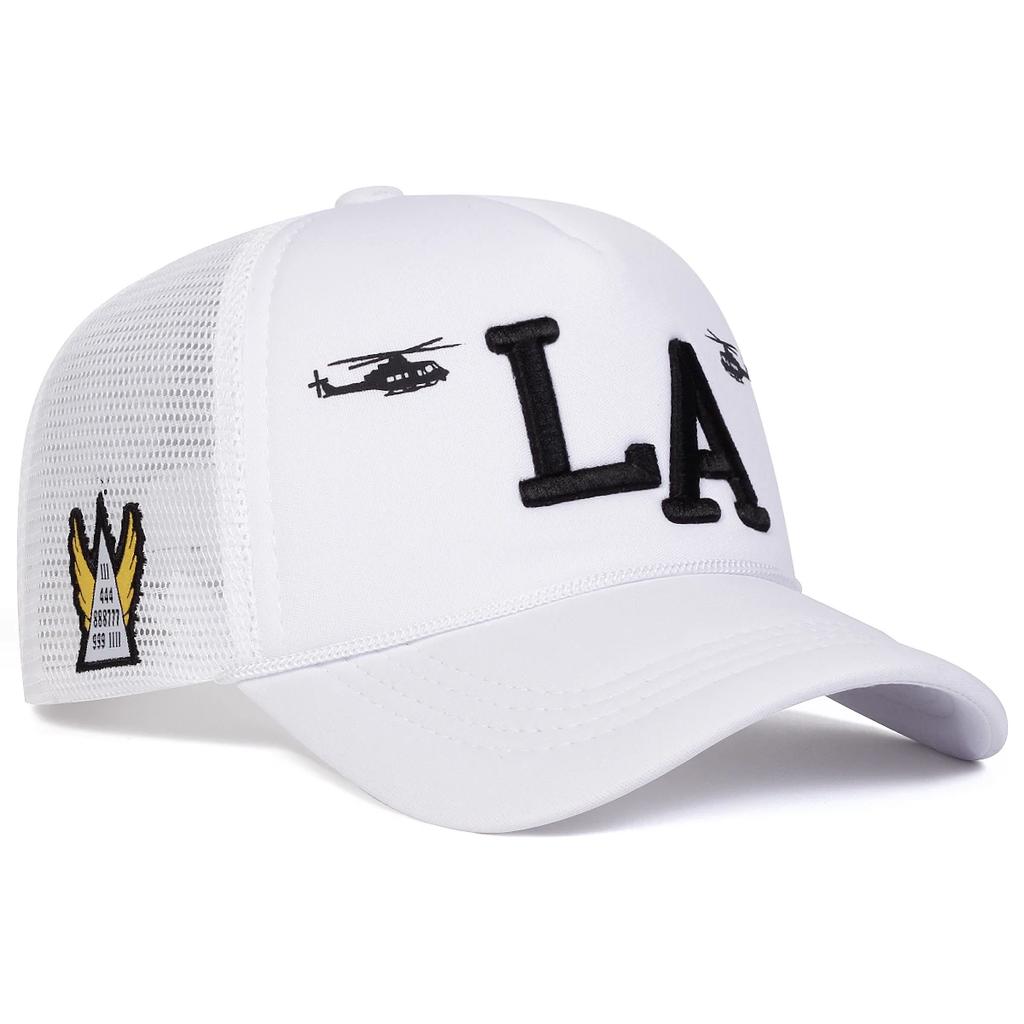 Unisex Baseball-Netzkappen mit Buchstabenstickerei Outdoor Verstellbar Frühling und Sommer Lässiger Sonnenschutzhut