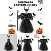 Maleficent Childrens Halloween Costume Dress With Polyester Fabric For Girls Ages 3 To 8