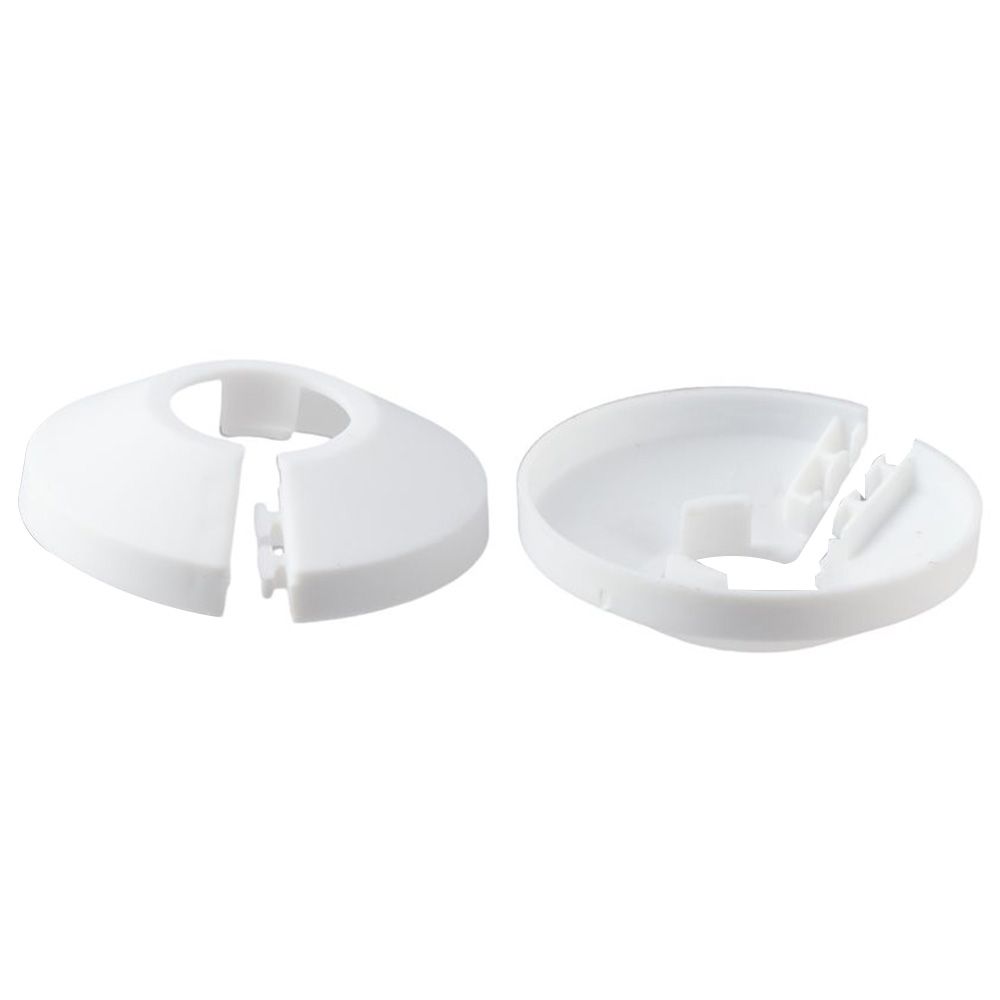 4Pcs Easy Installation Water Pipe Angle Valve Collars Pipeline Decoration Cover Plastic Drainage Pipe Cover Decoration Ring