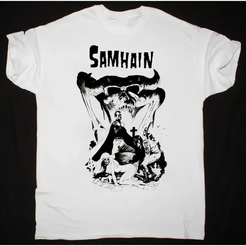 

Retro Samhain Final Descent T Shirt White Men S 5Xl 5XL різнокольоровий
