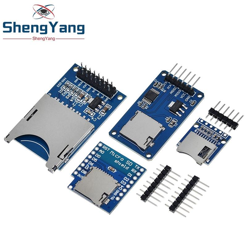 Module Carte TF D1 Mini Carte Micro SD Carte Mémoire TF Carte Mémoire Shield Module Avec Broches pour Arduino