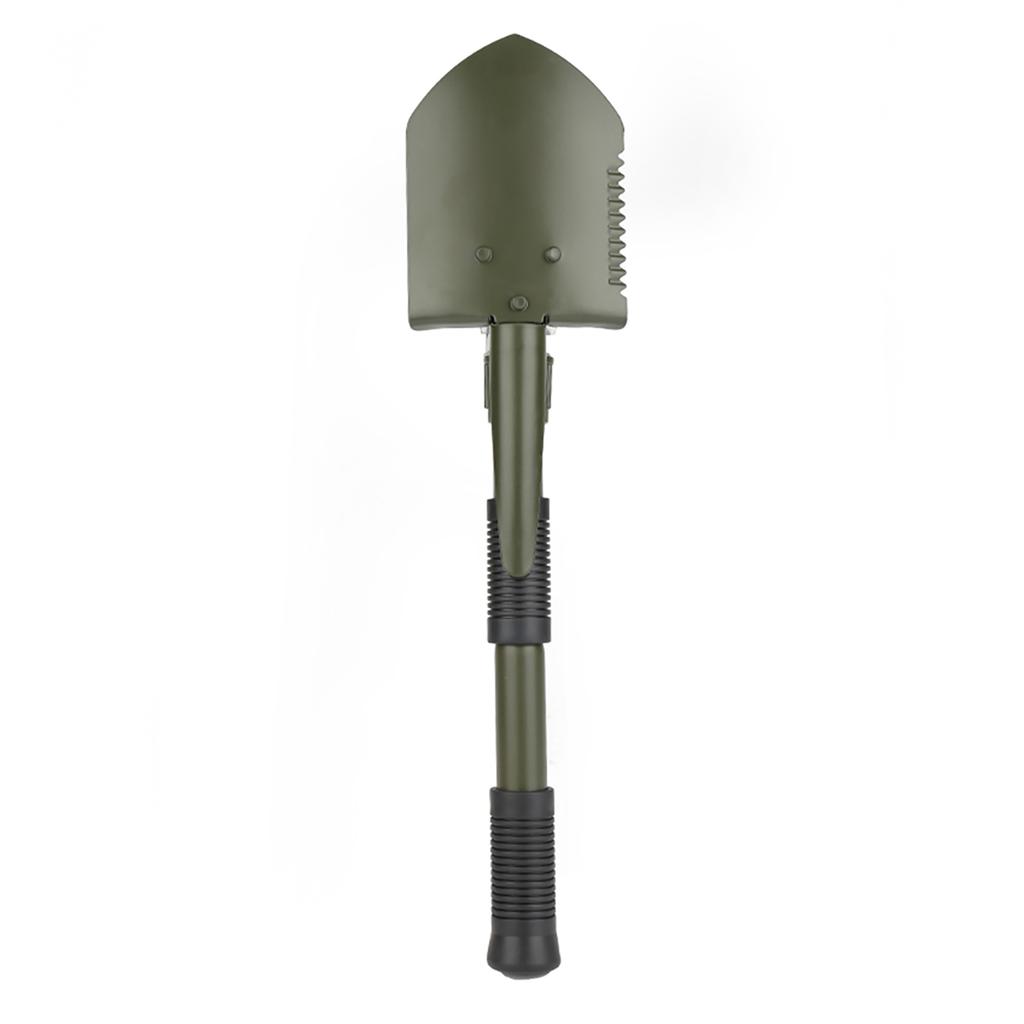 Outdoor Camping Wandern Multifunktions Militär Klappspaten Überleben Spaten Werkzeug (Armeegrün)