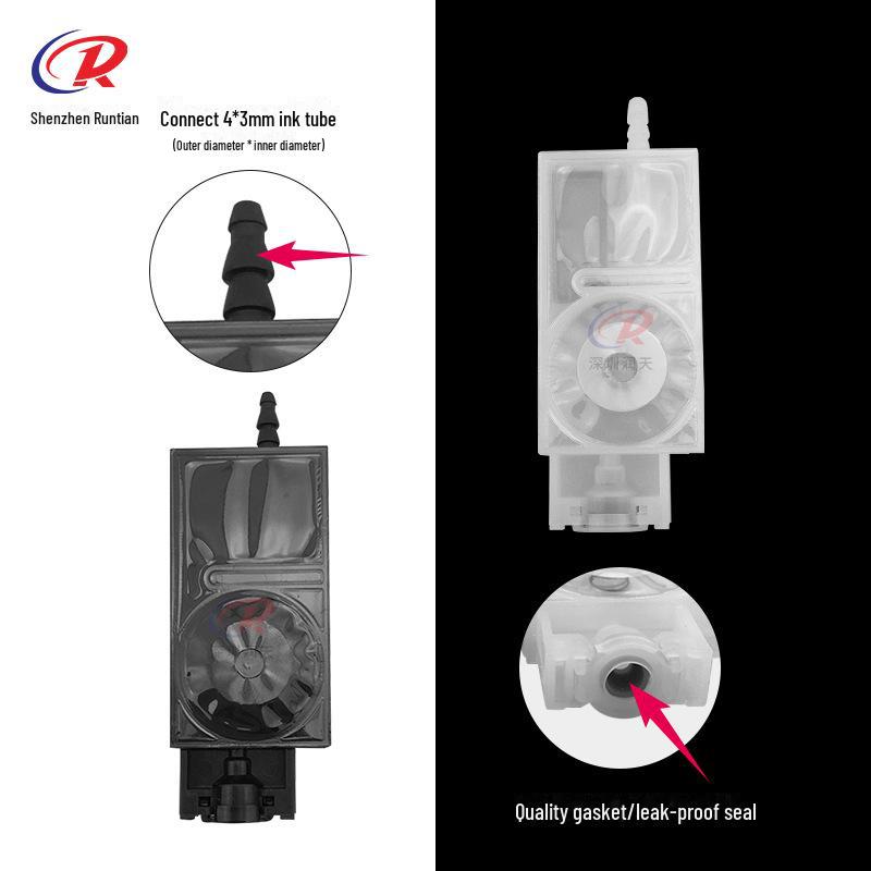 Outdoor Piezoelectric Photo Printer JV33/JV5 5th Gen Nozzle XP600/TX800 Ink Sac Damper Connector