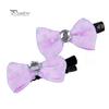 10 sztuk/opakowanie Mini Bow Pet Hairpin Ribbon Bowknot Hair Clips