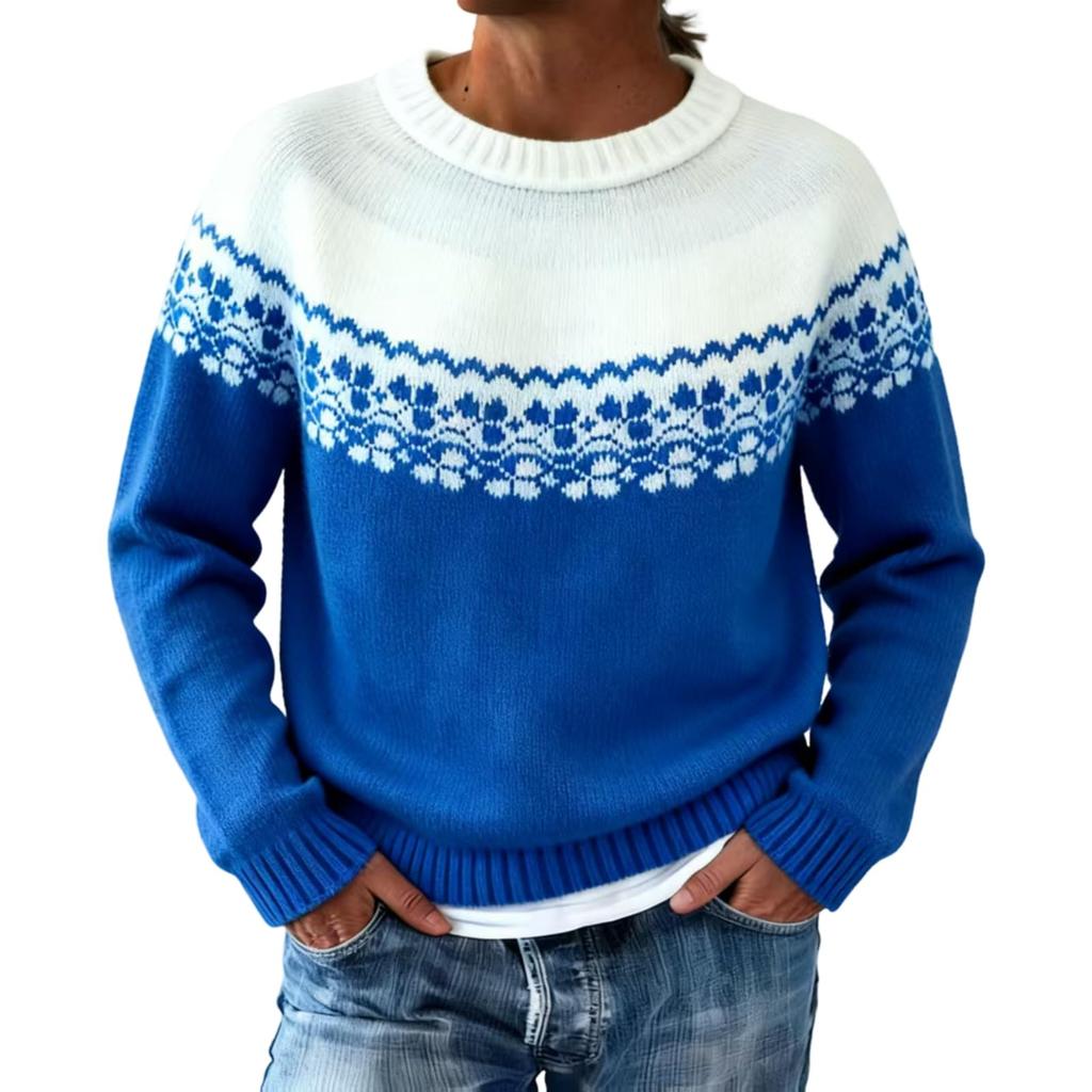 Damenmode-Pullover, Rundhalsausschnitt, lockerer Pullover, langärmliger Strickpullover