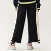 FILA X Mihara Yasuhiro Collaboration Casual Sports Knitted Wide-Leg Trousers Women bottoms Black F71W118605F-BK
