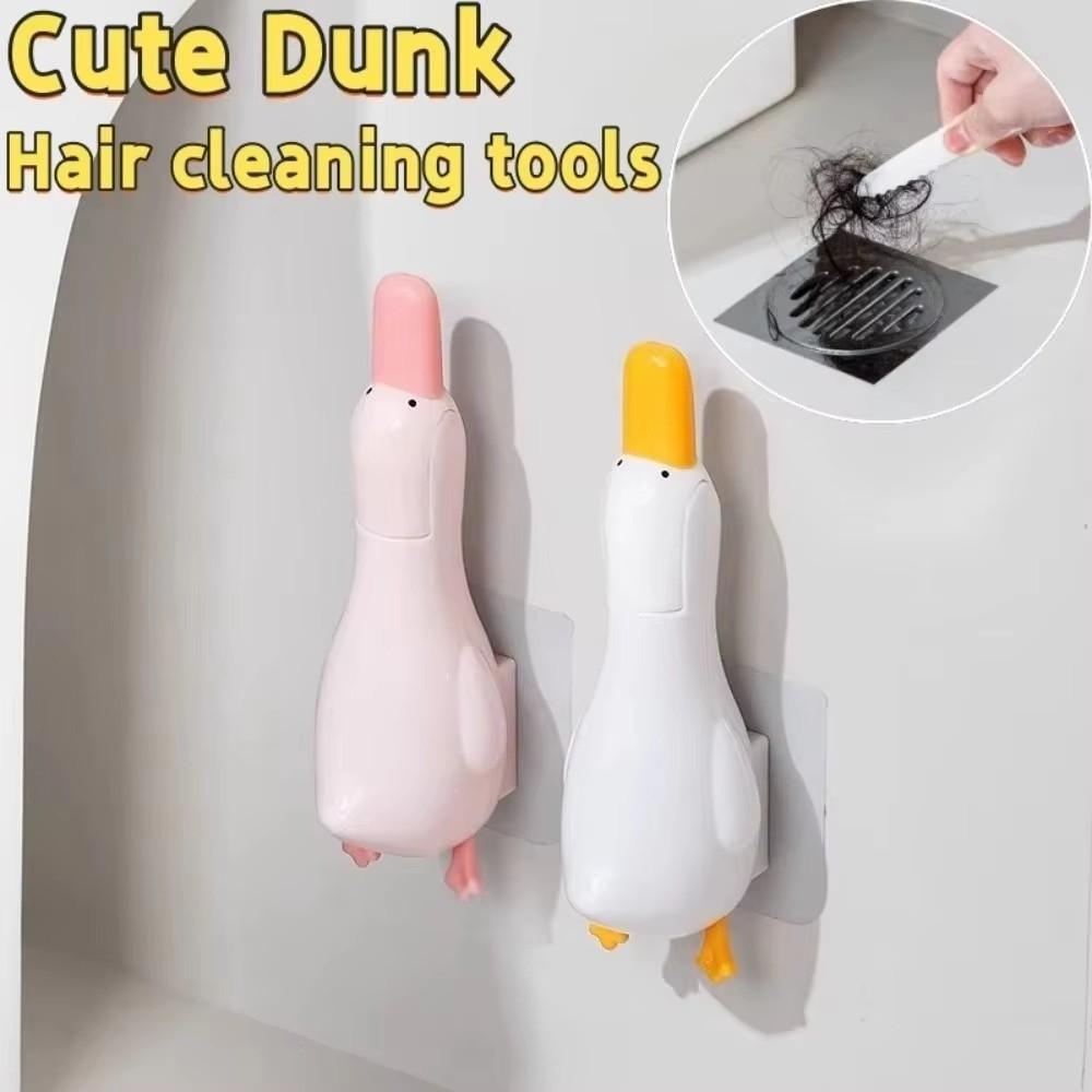 Cartoon Drain Cleaner Plastic Garbage Clip Plumbing Tool Stain Remover Tool  Shower Drains