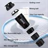 Sticlă Shaker Proteină cu 3 Straturi Cupă Shake Pudră Capacitate Mare Sticlă Apă Cupă Amestecare Sticlă Amestecare Exerciții Body Building