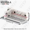 MOOXI Space Wars Movie Throne Military Conference Room Scenario Model Building Block DIY Diorama Bricks For Kids Montessori Toys