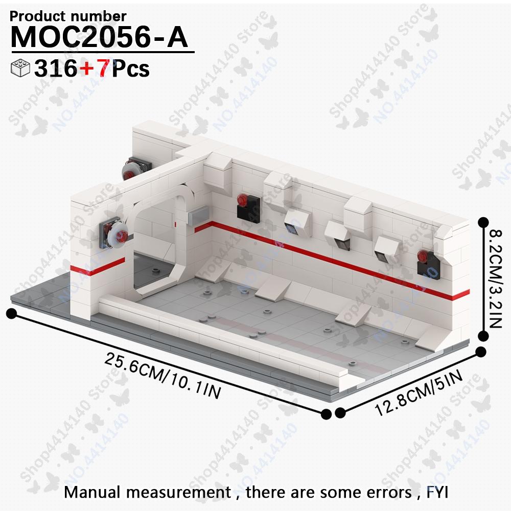 MOOXI Space Wars Movie Throne Military Conference Room Scenario Model Building Block DIY Diorama Bricks For Kids Montessori Toys