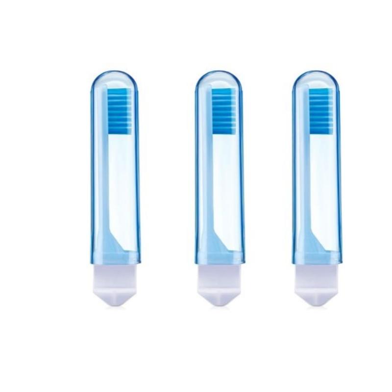 

Folding Toothbrush Set Medium Hardness Nylon Bristles Travel Toothbrush Space-saving Portable for Camping School Home Use