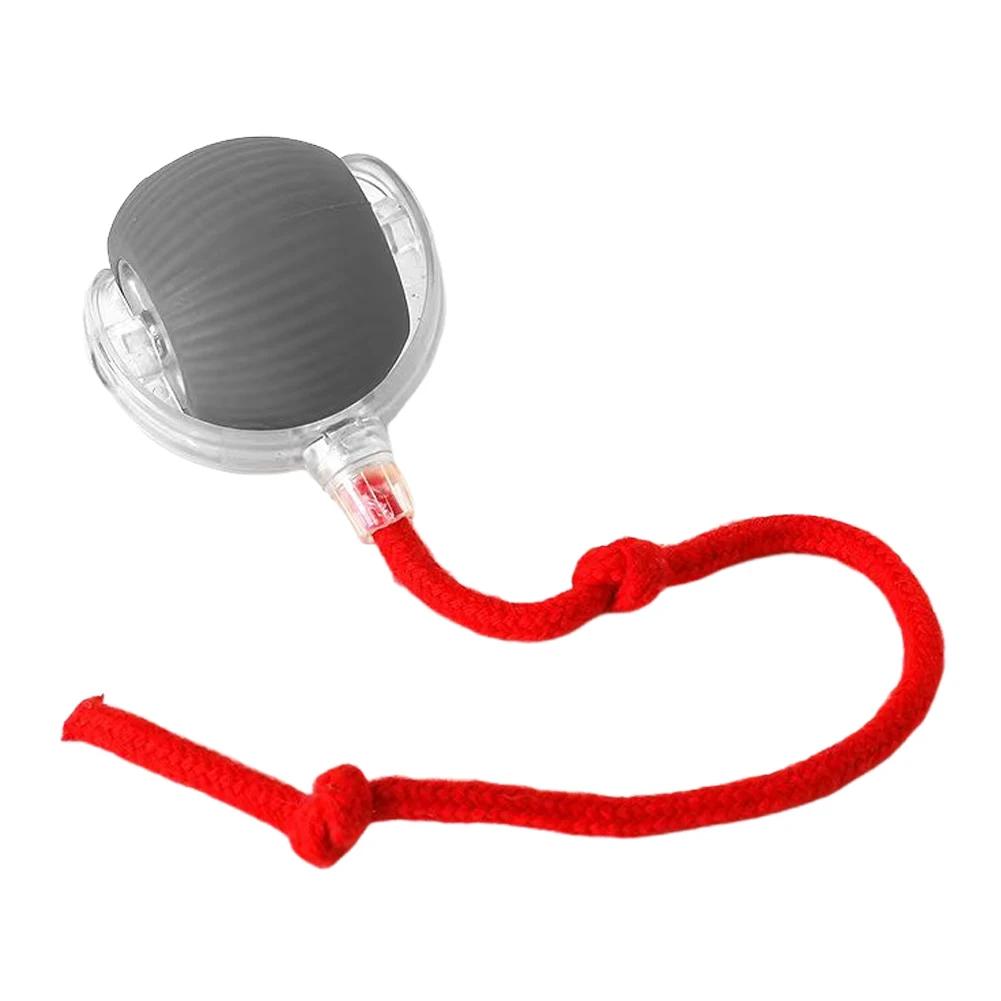 Caterpillar Teasing Cat Toy Motion Activated Kitten Toy Rechargeable Automatic Cat Toy with Tail for Indoor Cats Toy Ball