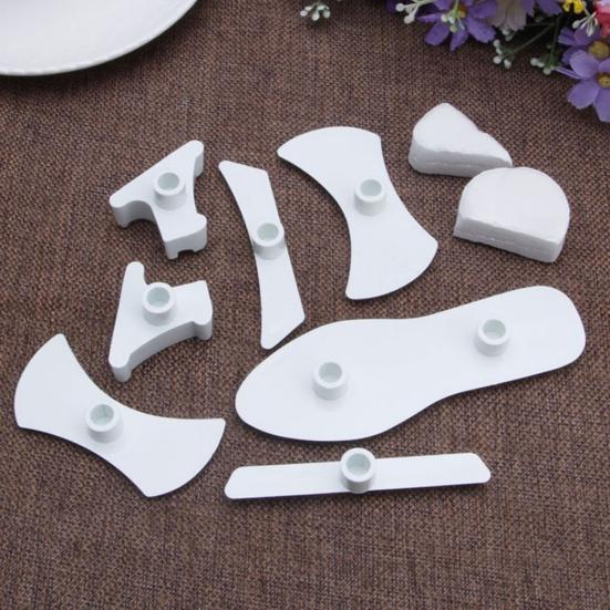9Pcs High-heeled Shoes Sandal Cake Mold Fondant Cutter Bakeware Decorating Tool