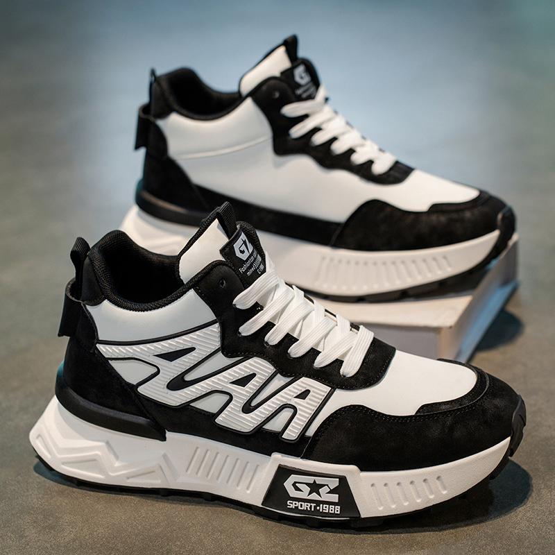 

Корейская версия Дышащая сетка Многофункциональная повседневная обувь для мужчин Спортивная белая обувь Модная и универсальная обувь для путешествий на открытом воздухе 45 чёрный